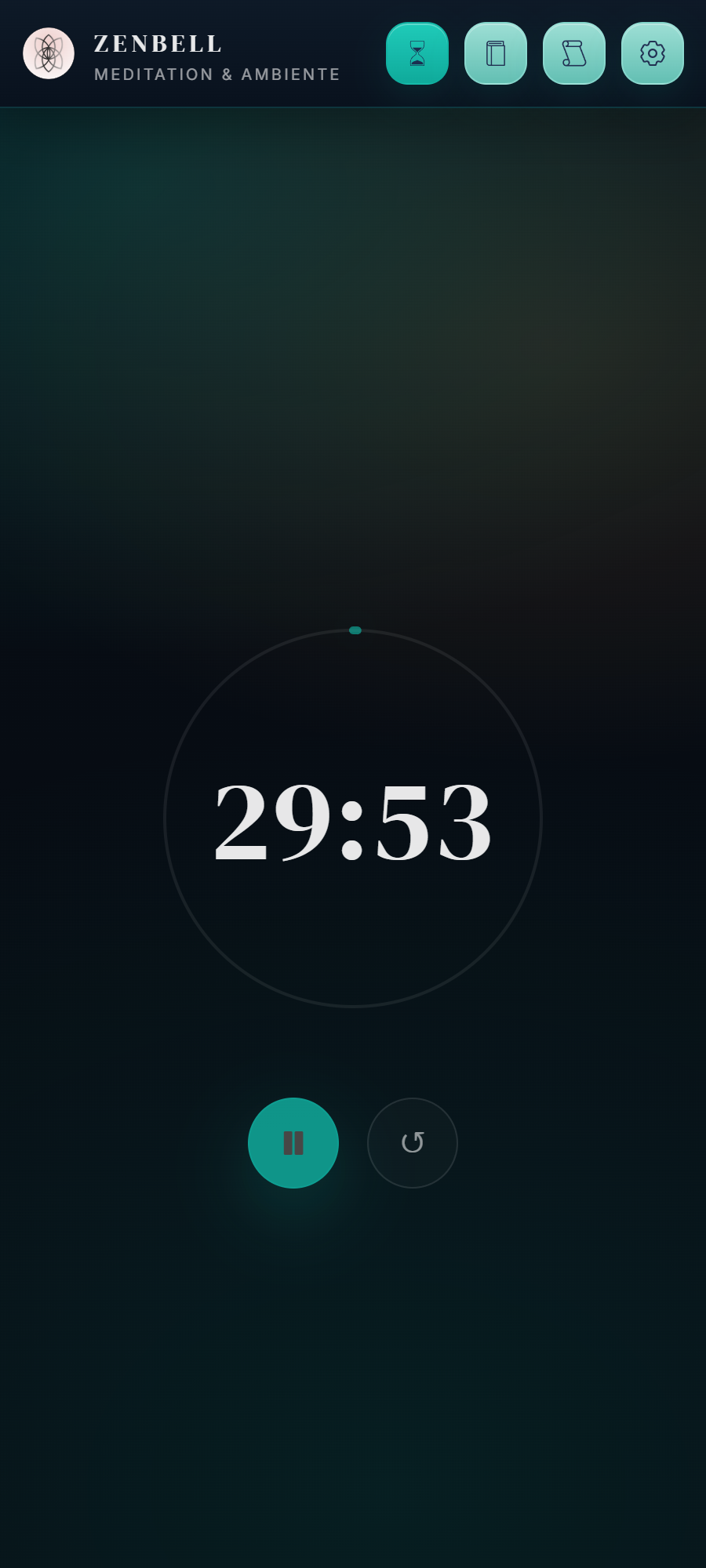 ZenBell settings and sound controls.